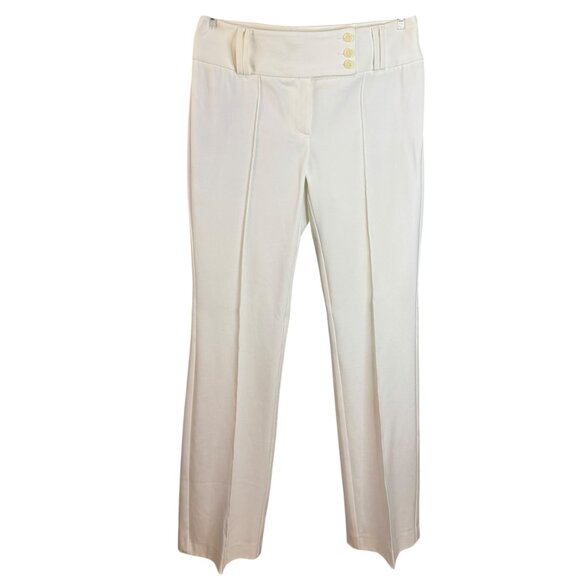 INC International Concepts Women’s Dress Pants Size 6 off white Straight Leg - Picture 6 of 9